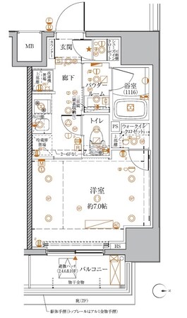 クレイシアIDZ王子マークプレイスの物件間取画像